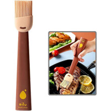 Cleaning Brush Basting Brush and Brown Silicone Pastry Brush for Cooking, Use as BBQ Brush, Turkey Basting Brush, Oil Brush for Cooking Brush, Food Br