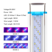Ultradünnes 16-W-LED-Aquarienlicht 38 cm Blau