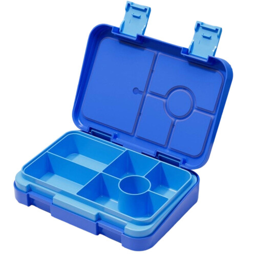 Lekvrije gecompartimenteerde lunchboxcontainer voor-Blauw