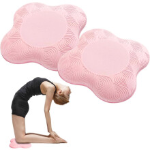 Confezione da 2 ginocchiere extra spesse da yoga, 15 mm, in schiuma, per pilates, supporto per ginocchia, gomiti e polsi, antiscivolo, per e