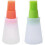Bbq/pastry Basting Brushes Set Of 2,green And Orange 1