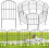 Tuinhek van metaaldraad, 10 panelen, 3,2 meter x 61 cm 1