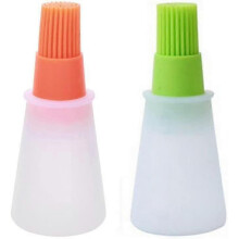 BBQ/Pastry Basting Brushes Set of 2,Green and Orange