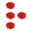 1200Pcs Red Polyester Heart Confetti for Wedding and Anniversary Decor 5