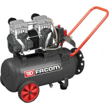 Kompressor - Horizontal - Facom - Entstörmotor Induktion - 24 L - 2,5 PS - 10 bar - Leise