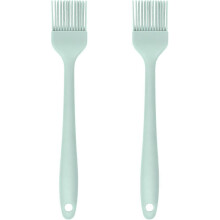 Silicone Pastry Brush Set 2-Piece Set of Basting Brushes for Cuisine and BBQ Kitchen Tools and Accessories with Comfortable Handles, Heat-Resistant