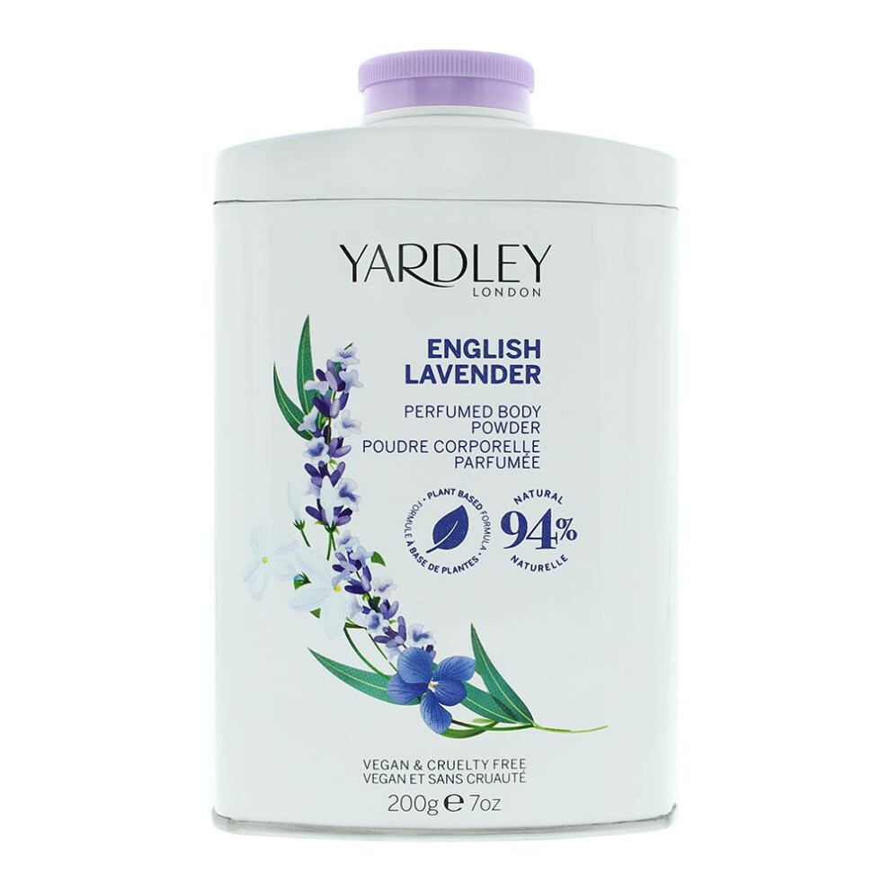 Yardley English Perfumed Body Powder 200G Lavender