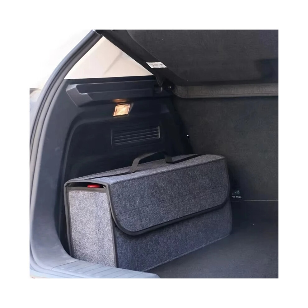 Large Foldable Car Trunk Organizer Soft Felt Tool Storage Bag 742681530949