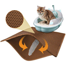 Podložka do toalety pro domácí mazlíčky Pet Comfort, voštinový design, odolná proti vodě a moči, pro toalety, dvouvrstvá skládací