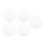 3Pcs Frosted Acrylic Round Lampshade Light Diffuser Covers for Bedroom 1