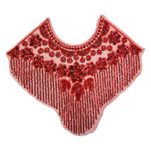 Beginner Friendly Embroidery Beading Patches Clothing-Red