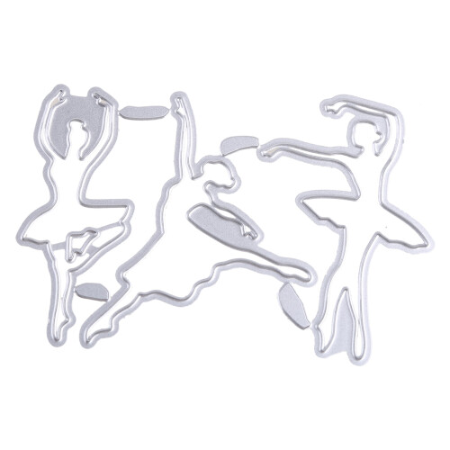 Matrice de découpe en métal pour danseuse de ballet (1 pièce)