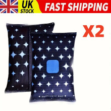 X2 Car Home Dehumidifier Large Dry Bag Moisture Killer Absorber Pad Reusable UK