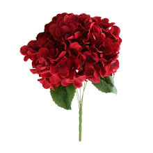 Kunstbloemenboeket van zijden hortensia's (33 cm)