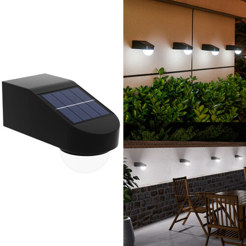 Solar Wall Lamp Outdoor Waterproof with Auto Light Sensor