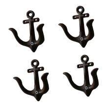 Sturdy Marine Hanger Easy Install Iron Hook For Festival-Black