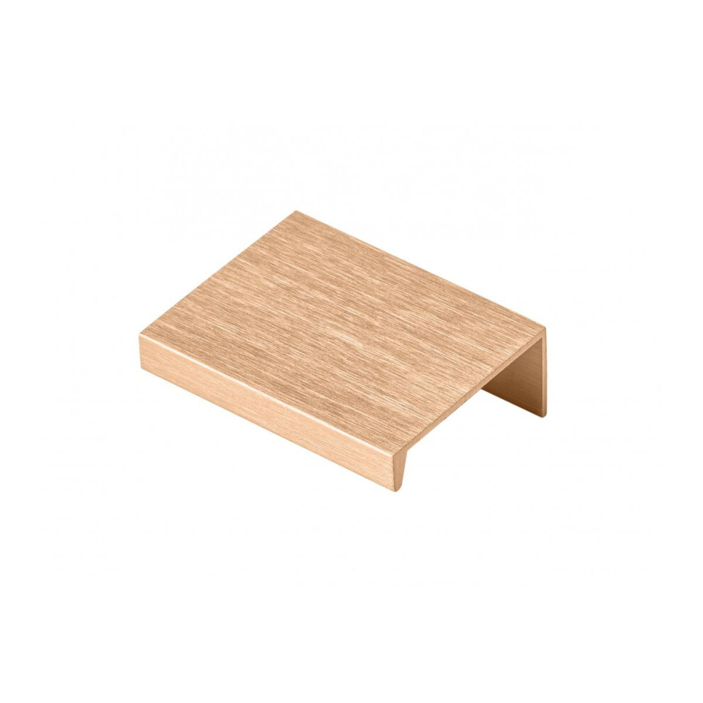 Gtv ( Brushed, 320Mm Hole Centres - 360Mm Overall) Edge Mounted Cabinet Pull Trim Profile Hexi Handles For Kitchen Bedroom Bathroom Gold