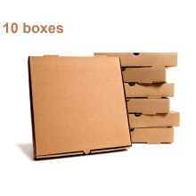 (9", 10) Pizza Boxes, Takeaway Pizza Cake Strong Quality Postal Boxes Brown 7" - 16" inch