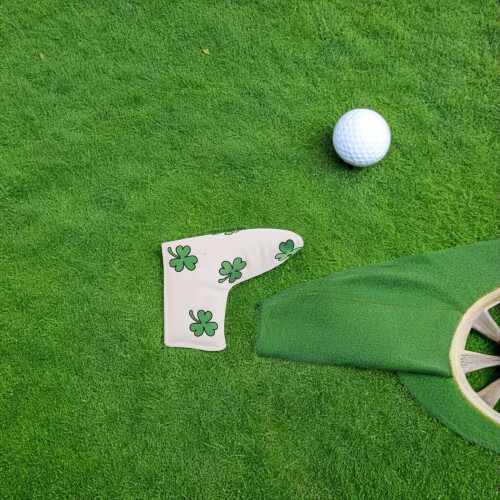 PU Putterhoes Golf Mallet Met Weerbestendige Lucky Wit 2