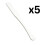 (5) Paint Mixing Stick Stirrer Reusable Plastic 22cm x 2.1cm Stirring Paddle MIX 1