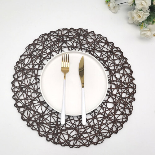 Handgewebtes Papier-Platzset, 38 cm