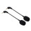 2er-Pack 3,5-mm abnehmbares Mikrofon für Cloud II Core Headset 1