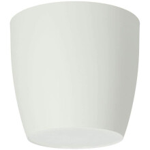 (White Matt, 30 cm) Waste Paper Basket Dust Bin Round Plastic Small Modern Style Home Office 6coloru