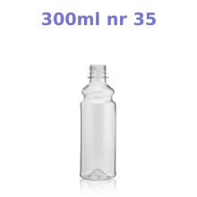 (300ml, 50) Clear PET Plastic Bottles With White Screw Caps Drinks Bottles Home Brew Beer