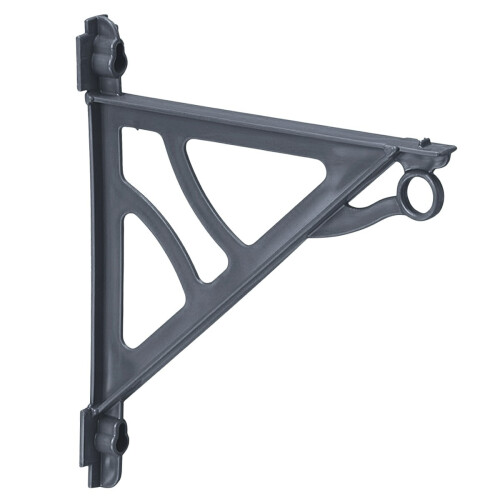 (Grey) HANGING HOOK WALL MOUNTED BRACKET FOR BASKET PLANT POTS GARDEN OF MOUNTS