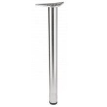 (Brushed Steel, 110 cm) Table Leg Breakfast Bar Worktop Support Kitchen Round 710/820/870/1100mm