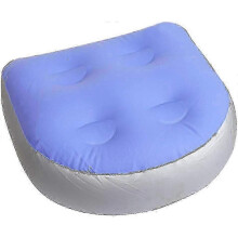 Universal Spa & Hot Tub Booster Seat with Suction Cups, Waterproof Inflatable Bathtub Massager Mat Back Pad for Soft Inflatable Booster Seat for Adult