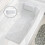 Full Body Support Bath Mat with Bath Pillow, 3D Air Mesh Spa Bathtub Cushion 1