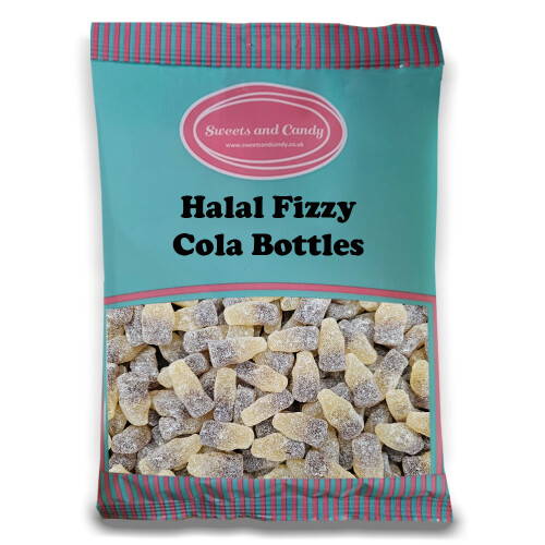 Halal Fizzy Cola Bottles 1Kg