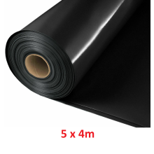 (5m x 4m) Damp Proof Membrane Black Polythene Sheeting Roll DPM 4m 5m Wide 300MU BRICK