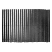 Non Slip Bamboo Shower Mat Floor Cushion Quick Drying Bathtub Pad Space Saving Rollable Design Elegant Bamboo Bath Mat for Home Decor