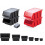 Prosperplast (Black, KTR30-S411) Storage Bins Plastic Order Picking Parts Boxes Lid Scooped Front Stackable Wall 1