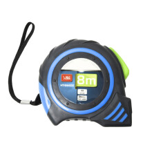 (8m) Measuring Tape 3m/5m/8m Double-Sided Magnetic Hook Auto Lock Nylon Coated