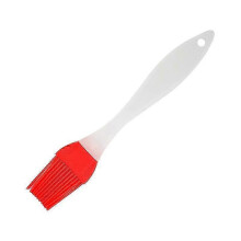 Kitchen Brush, High Temperature Resistant Silicone Pastry Brush Baking Brush for Baking Barbecue Cakes (red)