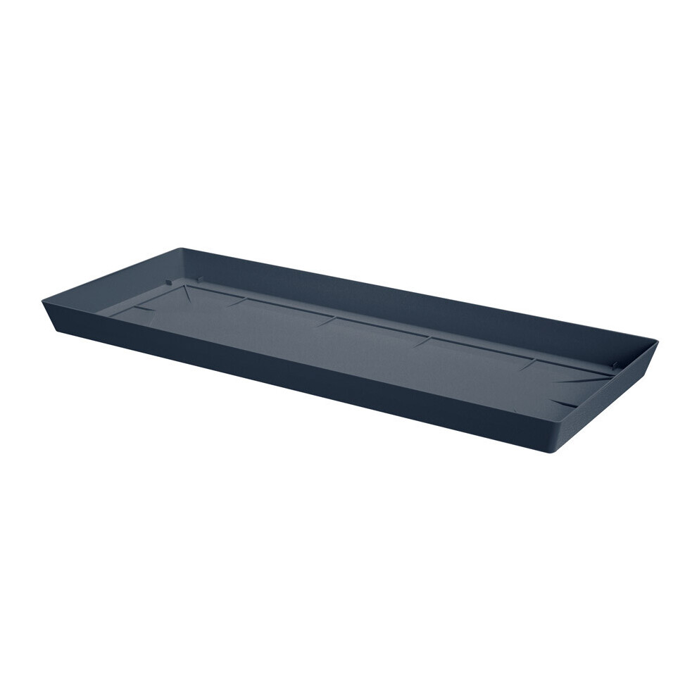 Prosperplast (, 92Cm X 31.5Cm) Pot Rectangle Drip Trays Indoor Outdoor Plant Saucer Plastic Tray Saucers Anthracite