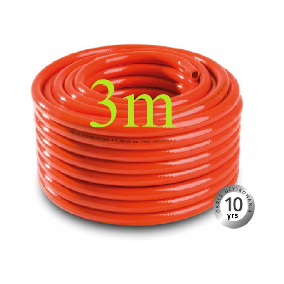 (3M) Propane Butane Gas Hose Pipe Lpg Camping Caravan Bbq Gas Bottle 9Mm Calor Bs3212 7427037847614