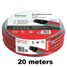 (3/4" - 19mm, 20 metre) Garden Hose 6 Layer Reinforced Outdoor Red Grey Premium 1/2 3/4 20M 50M 30M
