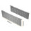 GTV (Grey, W500mm) Kitchen Drawer Side Cover Perforated Sides Soft Close Medium Box Runner Square 1