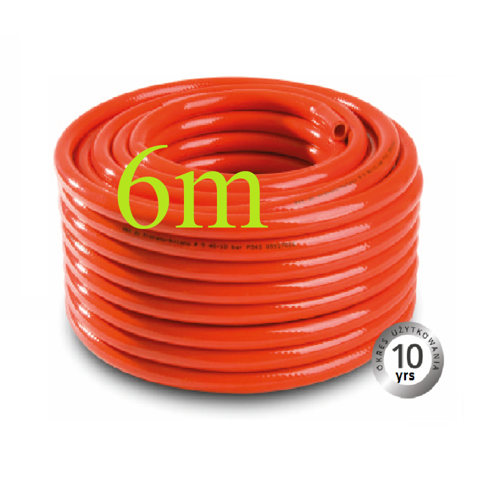 (6M) Propane Butane Gas Hose Pipe Lpg Camping Caravan Bbq Gas Bottle 9Mm Calor Bs3212 5063873037608