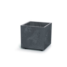 (Marengo, Square - Small) Modular Concrete Square Planter with Inner Pot – Garden Patio Home Decor, Large