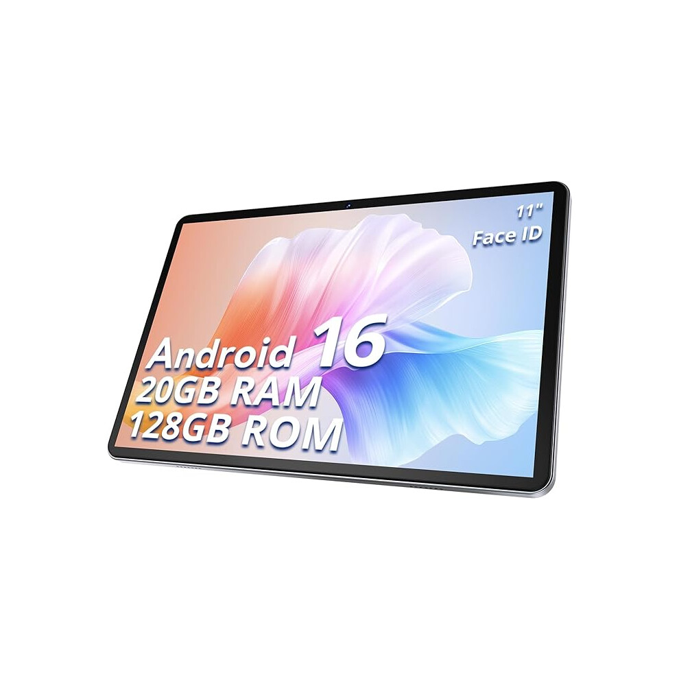 Android 16 Tablet 11 Inch With Gemini Ai, 20Gb Ram 128Gb Rom, 90Hz Ips Display, Fast T7250 Octa-Core, 8800Mah, 13Mp+8Mp Camera 10967836