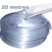 (20 Metres) 4mm Aquarium Air Line Tubing Hosing Pipe for Fish Tank Air Tube Pump PVC Pond