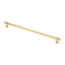 (Brushed Gold, Length 354mm / 320mm hole centre) Kitchen Cabinet T bar Pull Handle Drawer Cupboard traditional Furniture Modern