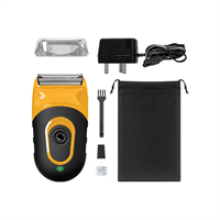 Wahl Extreme Grip Rechargeable Travel Shaver Yellow/Black