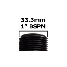 (1" BSP) Water butt tank metal butterfly tap kit universal click-lock connection 1/2 3/4