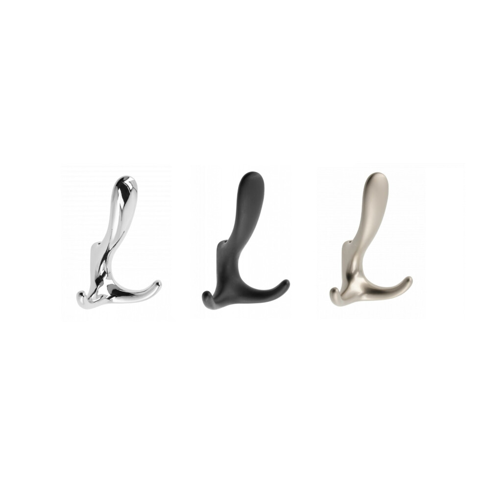 Gtv (Chrome, Cordoba) Coat Hooks Hat Twin Robe Door Dress Bathroom Towel Bag Wall Hanger 14 Models
